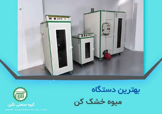 پوستر بهترین دستگاه میوه خشک کن گروه صنعتی نگین