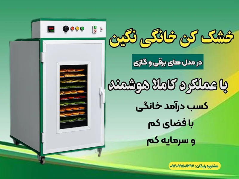 دستگاه خشک کن خانگی میوه نگین